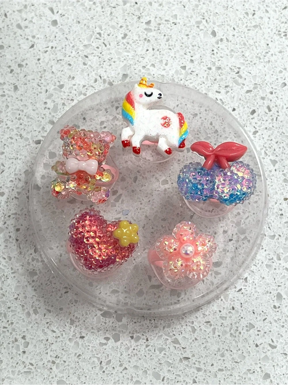 Hello Kitty and Assorted Rings 2 Sets